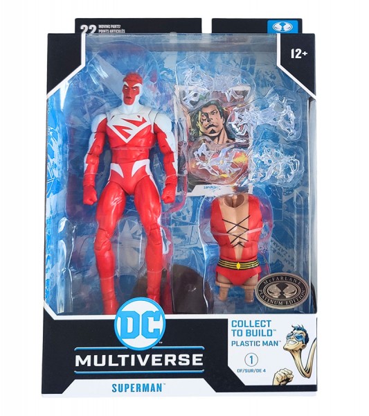 DC Multiverse Actionfigur Superman (JLA) - Collect to Build: Plastic Man - Version 2