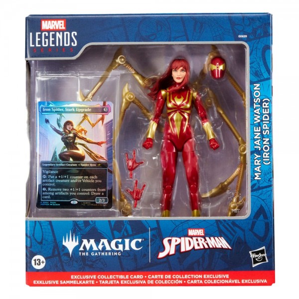 Marvel Legends Magic: The Gathering Actionfigur Mary Jane Watson (Iron Spider) (plus Foil-Karte)