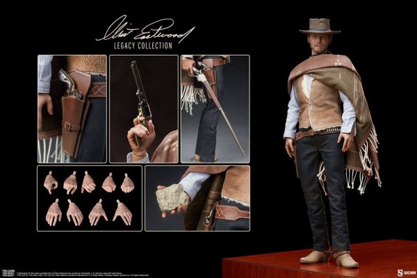 The Good, The Bad and the Ugly Clint Eastwood Legacy Collection Action Figure 1/6 The Man With No Name