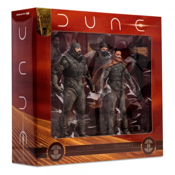 Dune: Teil 2 Actionfiguren 2er-Pack Stilgar & Shishakli (Gold Label) 18 cm