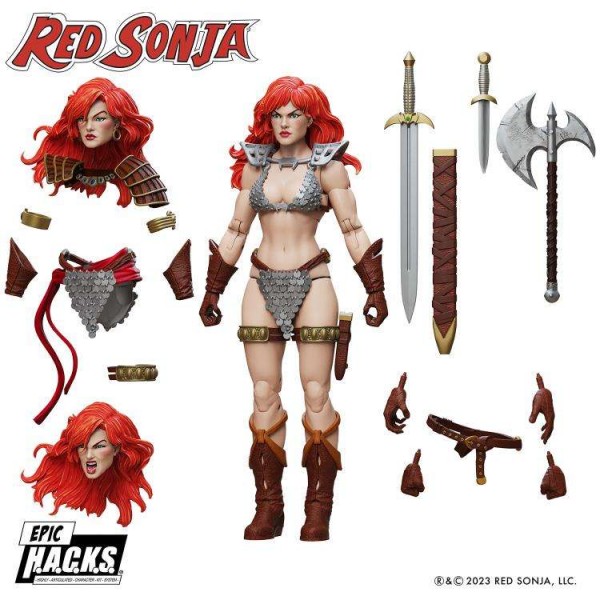 Red Sonja 50th Anniversary Epic H.A.C.K.S. Figure