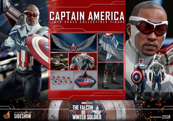 The Falcon and The Winter Soldier Action Figure 1/6 Captain America