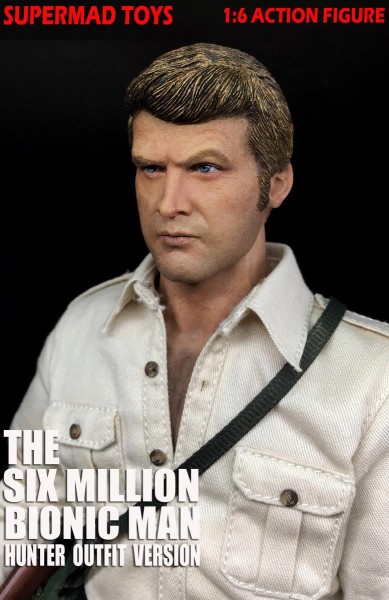 Supermad Toys 1/6 Action Figure The Six Million Bionic Man (Hunter Outfit)