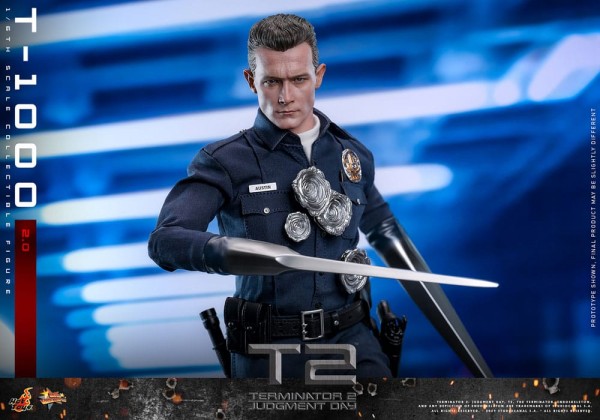 Terminator 2 Movie Masterpiece Actionfigur 1/6 T-1000 (2.0) 31 cm