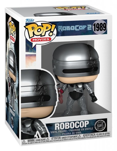 Robocop POP! Movies Vinyl Figure Robocop (Metallic) Chase 9 cm
