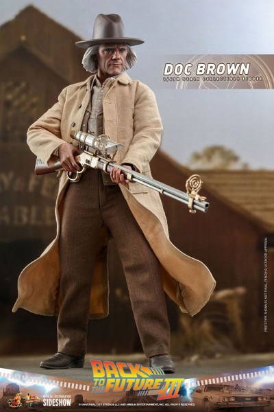 Back to the Future III Movie Masterpiece Action Figure 1/6 Doc Brown