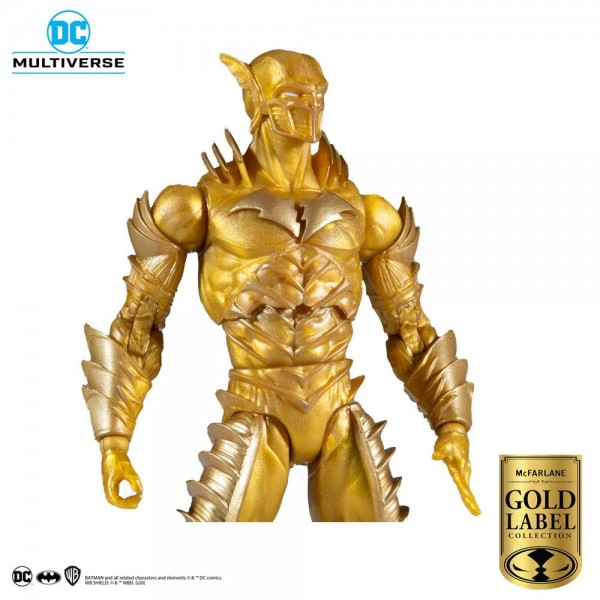 DC Multiverse Actionfigur The Flash (Earth 52, Dark Nights: Metal) Gold Label Series