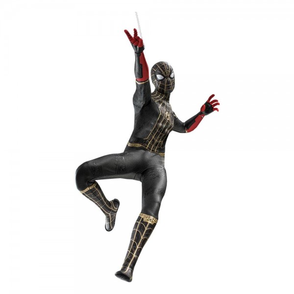 Spider-Man No Way Home Movie Masterpiece Action Figure 1/6 Spider-Man (Black &amp; Gold Suit)