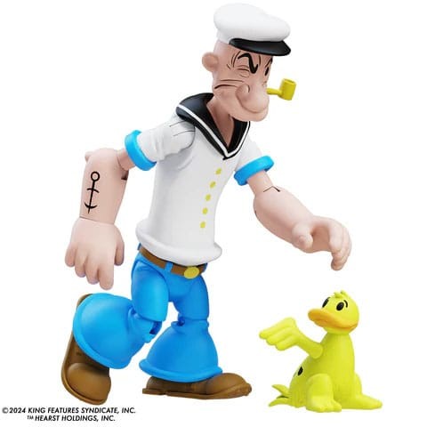 Popeye Action Figure Wave 03 Popeye 1st Appearance White Shirt
