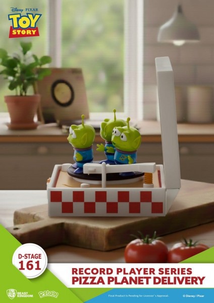 Toy Story Record Player Series PVC figure Pizza Planet Delivery 12 cm