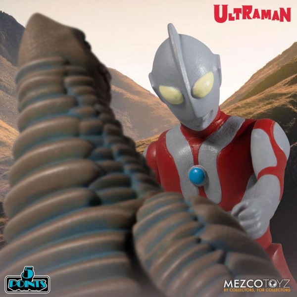 Ultraman '5 Points' Actionfiguren Ultraman & Red King Box-Set