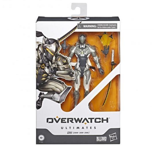 Overwatch Ultimates Action Figure Genji (Chrome) Exclusive