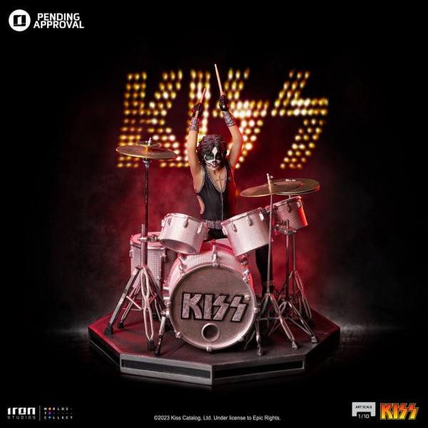 Kiss Art Scale 1:10 Peter Criss Limited Edtition 22 cm