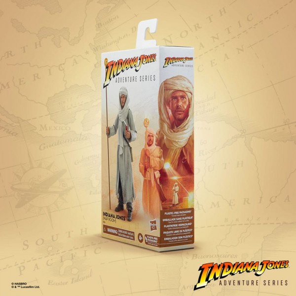 Indiana Jones Adventure Series Actionfigur Indiana Jones im Kartenraum