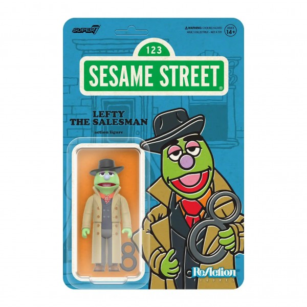 Sesamstraße ReAction Actionfigur Wave 02 - Lefty the Salesman