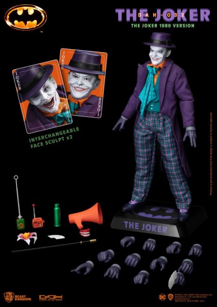 Batman 1989 Dynamic 8ction Heroes Actionfigur Joker
