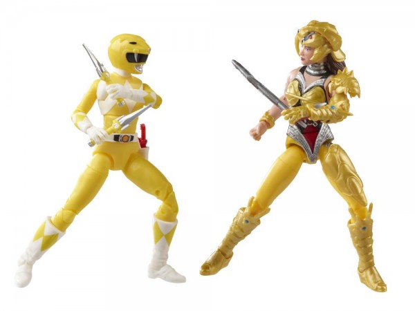 Power Rangers Lightning Collection Action Figures 15 cm Mighty Morphin Yellow Ranger &amp; Scorpina (2-Pack)