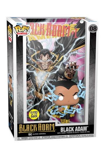 Black Adam Funko Pop! Comic Cover Vinylfigur Black Adam (Glow-in-the-Dark) 08