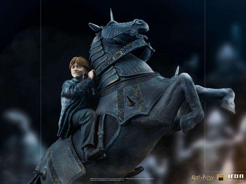 Hotsell Harry Potter Statue Ron Weasley Chess Horse