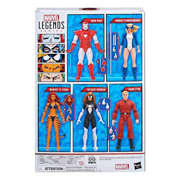 Marvel Legends Actionfiguren 5er-Pack The West Coast Avengers Exclusive 15 cm