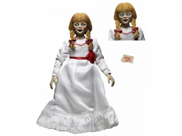 Deluxe ANNABELLE Mask Wig The Conjuring Doll Fancy Dress Horror Halloween Film 
