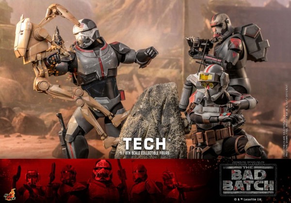 Star Wars The Bad Batch Action Figure 1/6 Tech