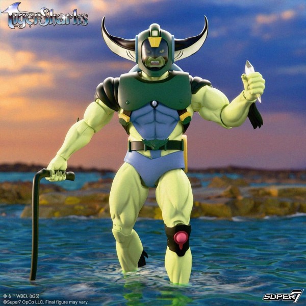 TigerSharks Ultimates Wave 01 Actionfigur T-Ray 18 cm