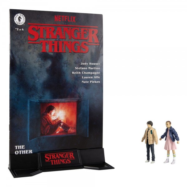 Stranger Things Actionfiguren & Comic Eleven and Mike Wheeler 8 cm
