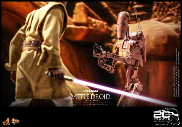 Star Wars Movie Masterpiece Action Figure 1/6 Battle Droid (Geonosis) Ep II
