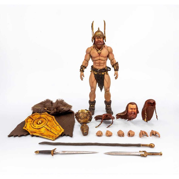 Frazetta Icon Collectibles 1/12 Scale Norseman Actionfigur 18 cm