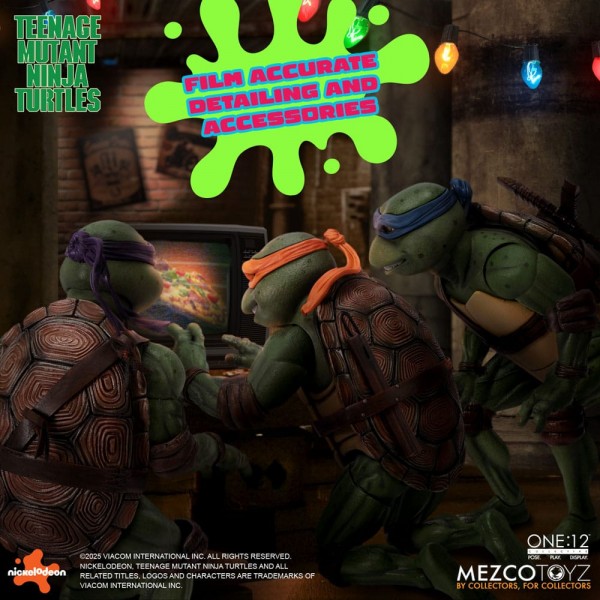 TMNT Figures box set 1/12 Teenage Mutant Ninja Turtles (1990 Movie) 15 cm