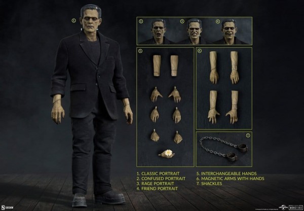 Universal Monsters Action Figure 1/6 Frankenstein (Deluxe Plus Edition) 33 cm
