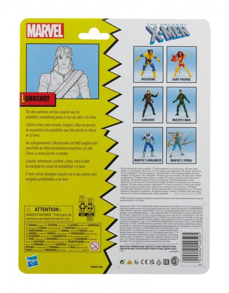 Marvel Legends X-Men Actionfigur Longshot
