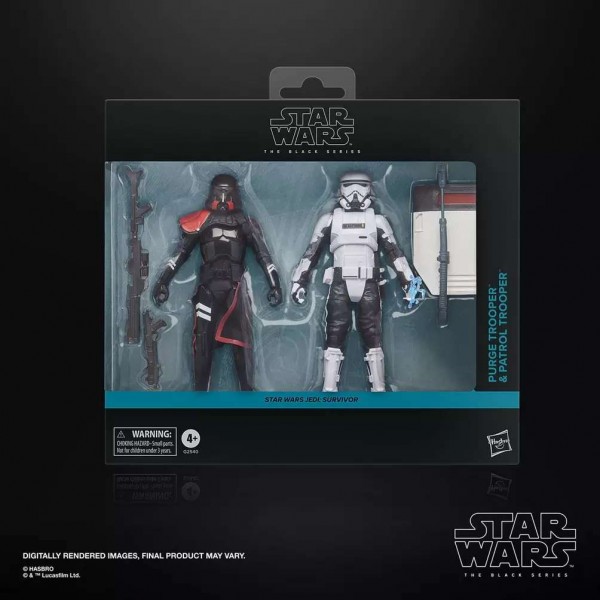 Star Wars Jedi: Survivor The Black Series Purge Trooper & Patrol Trooper 6-Inch Action Figures