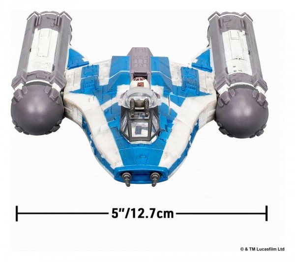 Star Wars Medium Vehicle BTL-B Y-wing Starfighter with Clone Captain Rex 13 cm