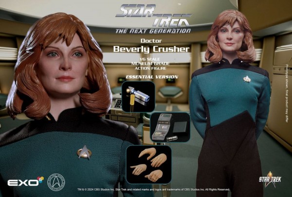  Star Trek: The Next Generation Action Figure 1/6 Dr. Beverly Crusher (Essential Edition) 27 cm