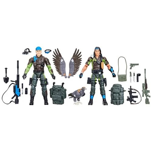 G.I. Joe Classified Series #128, Mad Marauders Low-Light, Spirit Iron-Knife & Niyol Actionfiguren