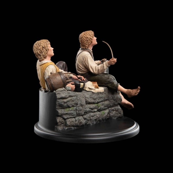 Der Herr der Ringe Mini Statue Merry und Pippin 12 cm-Copy