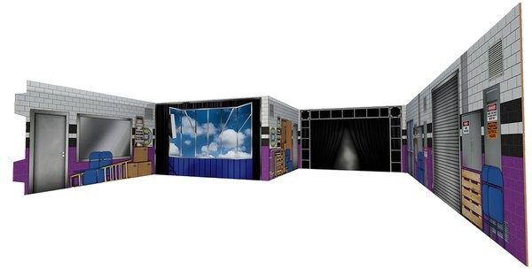 Extreme Sets Backstage Pop-Up Diorama