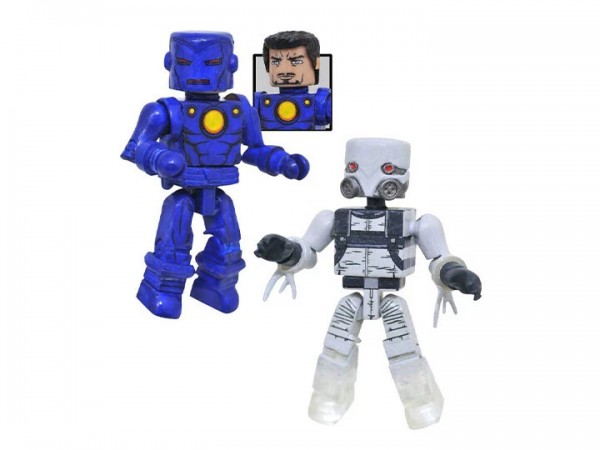 Diamond Select Toys Marvel Series 80 Stealth Iron Man / Marvel's Ghost Minifigure (2-Pack)