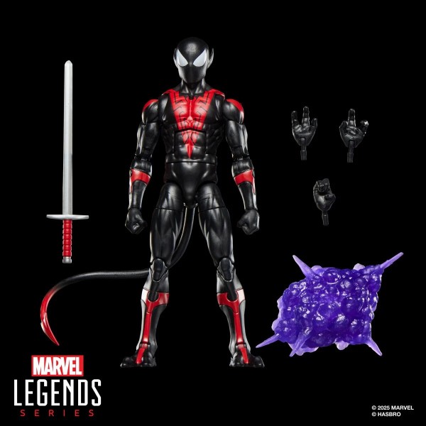 Spider-Man Marvel Legends Retro Cardback Uncanny Spider-Man (Nightcrawler) Actionfigur