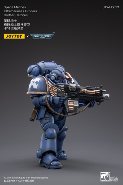 Warhammer 40k Action Figure 1/18 Ultramarines Outriders Brother Catonus