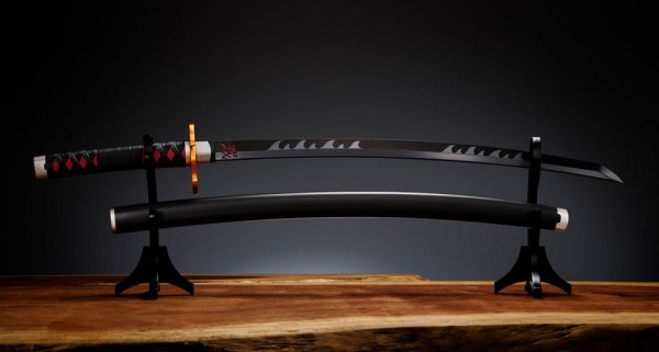 Demon Slayer Proplica Replik 1/1 Nichirin Schwert (Tanjiro Kamado) Kyojuro Rengoku´s Sword Gueard