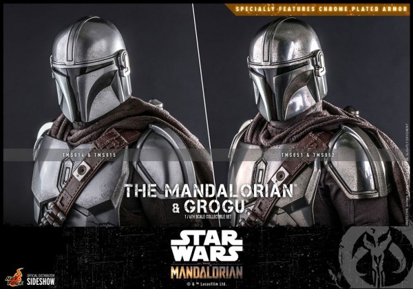 Star Wars The Mandalorian Television Masterpiece Action Figures 1/6 The Mandalorian & Grogu (2-Pack)