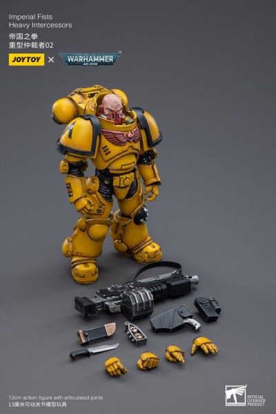 Warhammer 40k Action Figure 1/18 Imperial Fists Heavy Intercessor Rogfried Pertanal