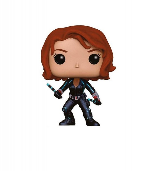 B-Ware Avengers Age of Ultron POP! Vinyl Wackelkopf-Figur Black Widow 10 cm - defekte Verp.