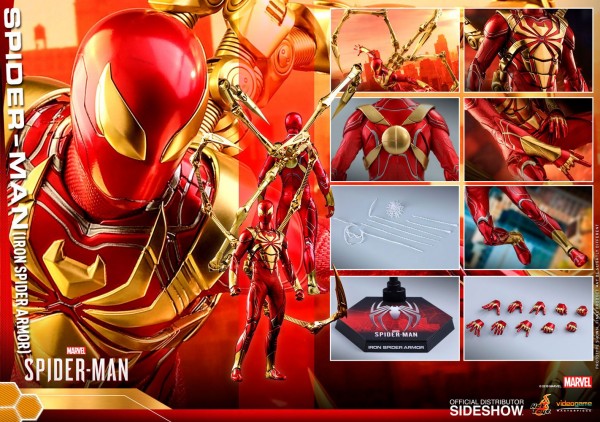 Spider-Man Video Game Masterpiece Actionfigur 1/6 Spider-Man (Iron Spider Armor)