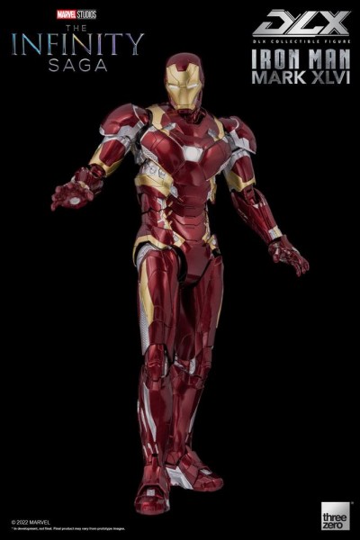 Infinity Saga DLX Scale Actionfigur 1/12 Iron Man Mark 46