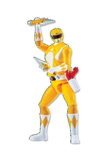 Power Rangers Season 2 Auto-Morphin Actionfigur Yellow Ranger