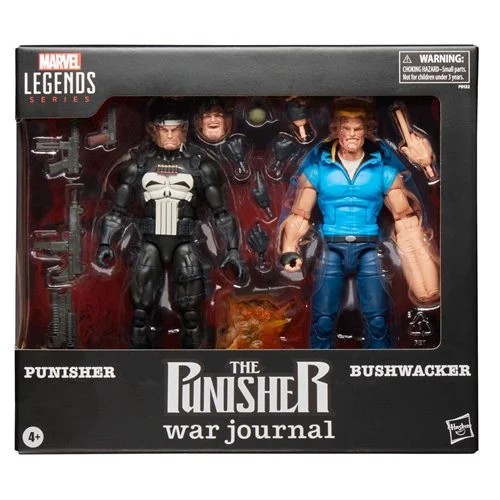 Marvel Legends Series Punisher and Bushwacker 6-Inch Action Figures